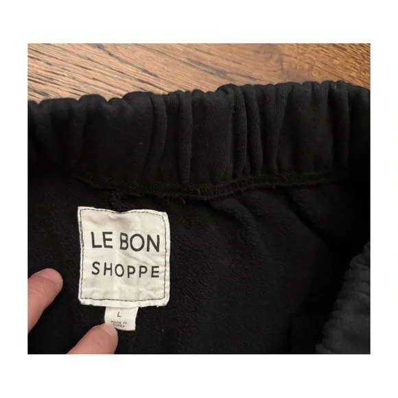 Le Bon Shoppe Black Balloon Sweatpants - Picture 4 of 4